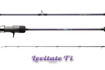 A picture of the levitate ti fishing rod.