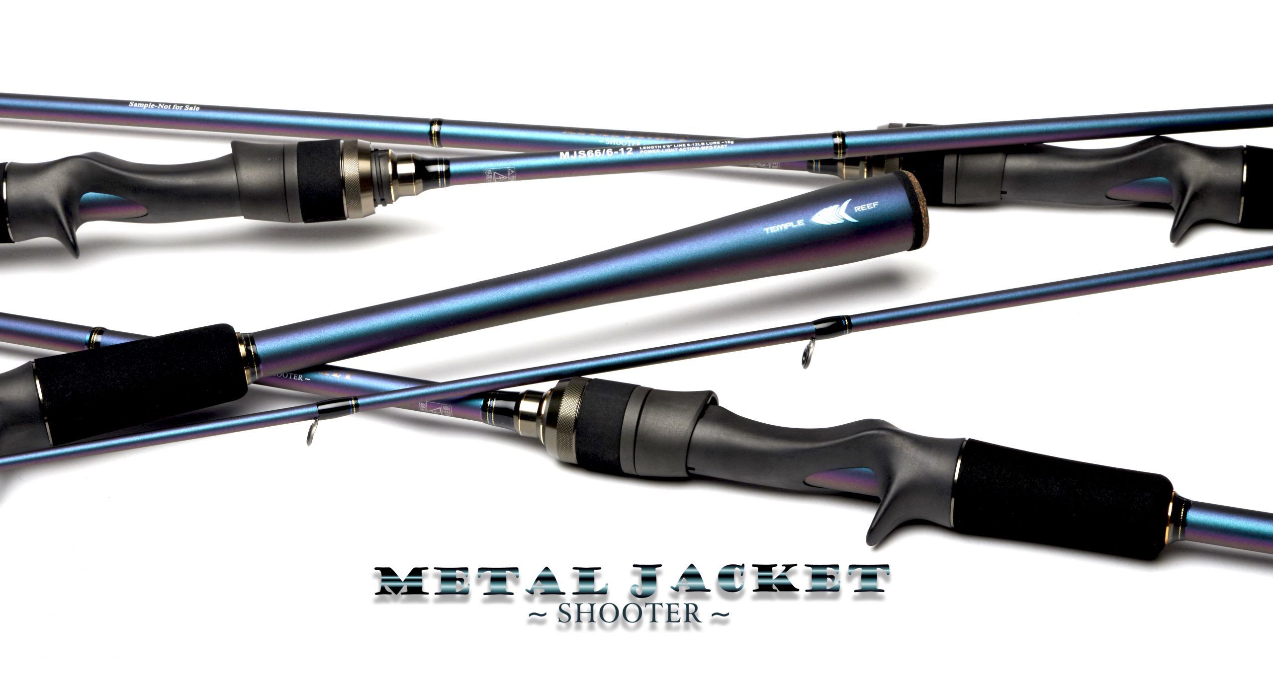 A picture of the metal jacket fishing rod.