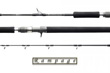 A picture of the rampage fishing rod.