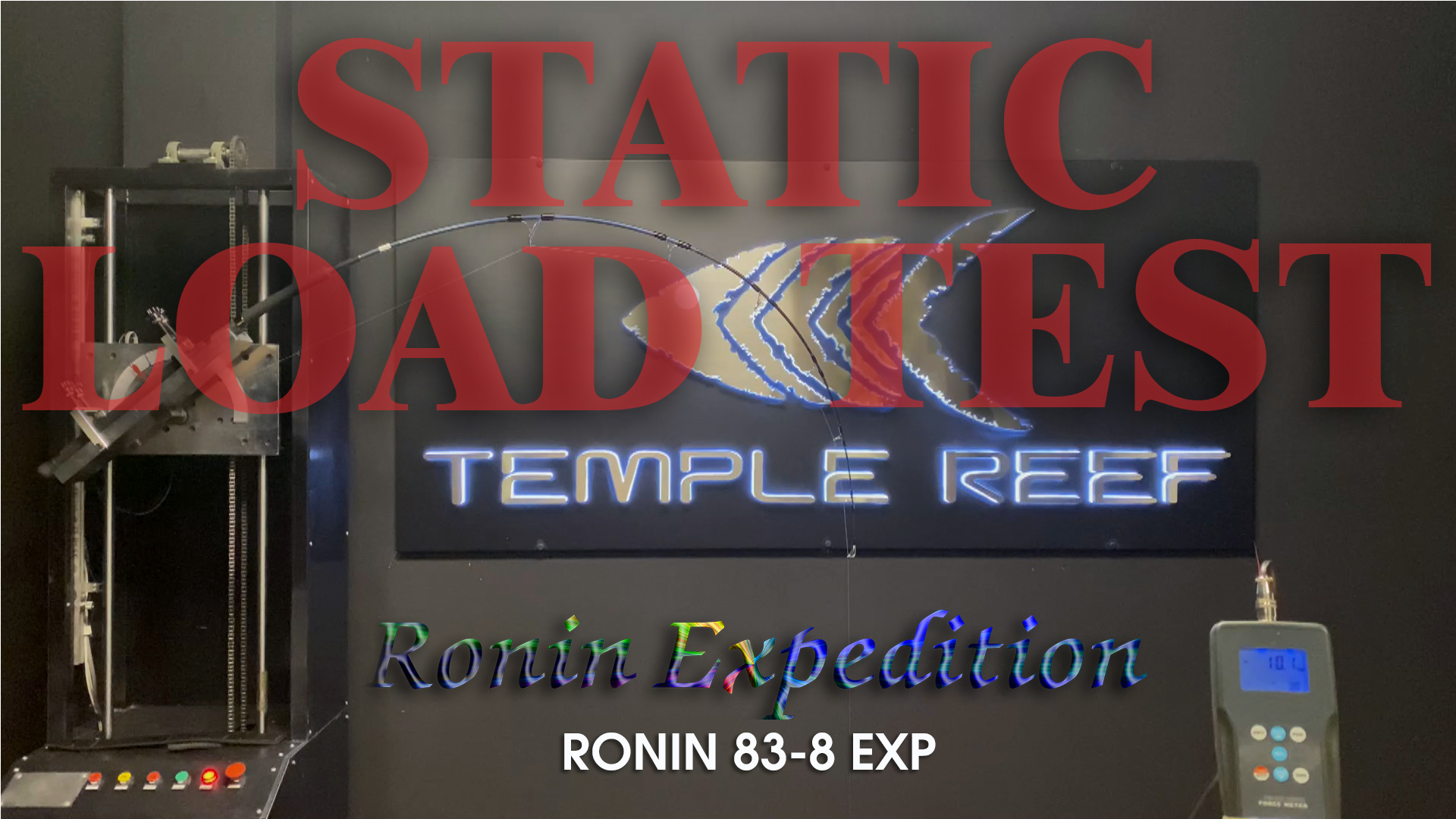 A sign that says static dadoes temple reef ronin expeditions.