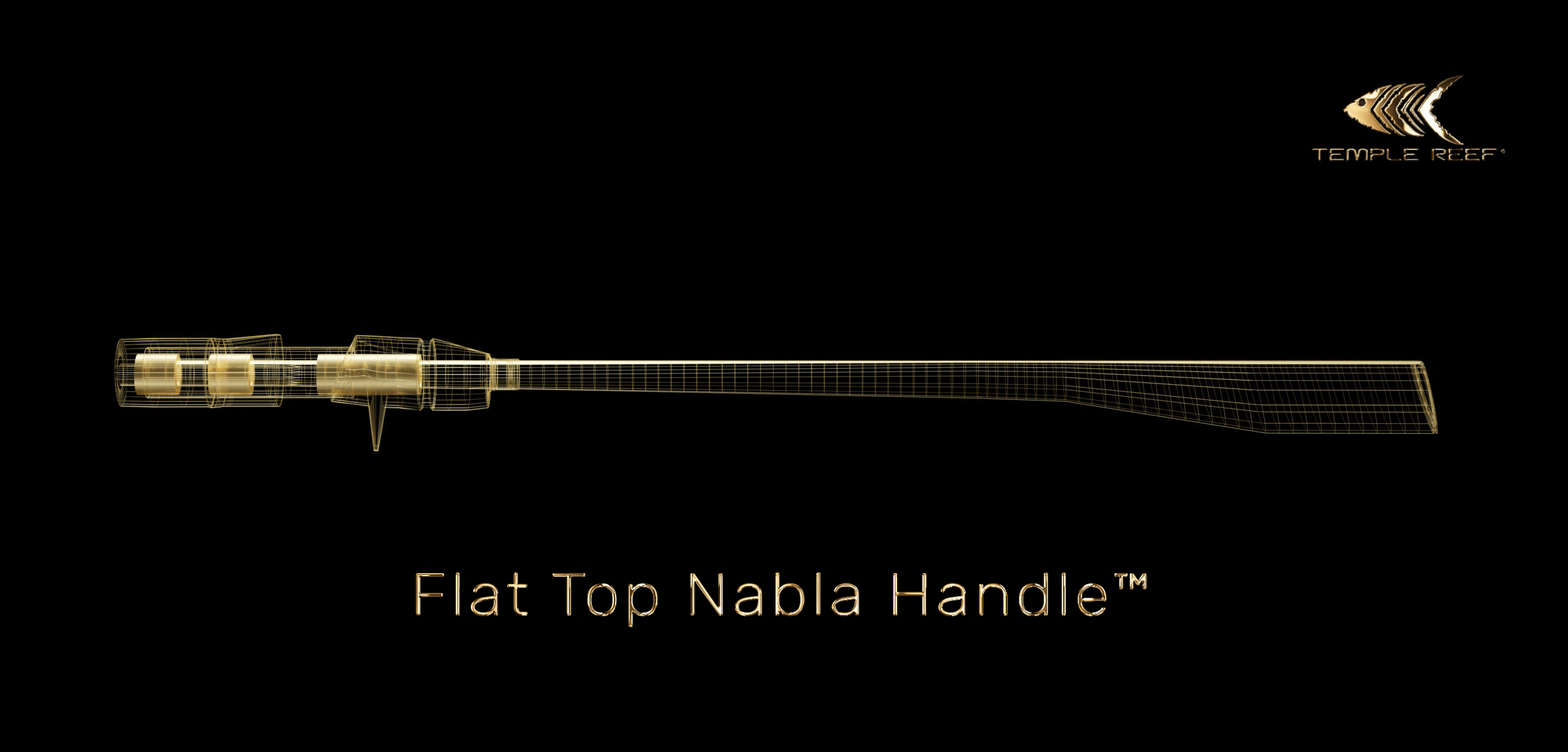 A black background with a yellow line drawing of a guitar.