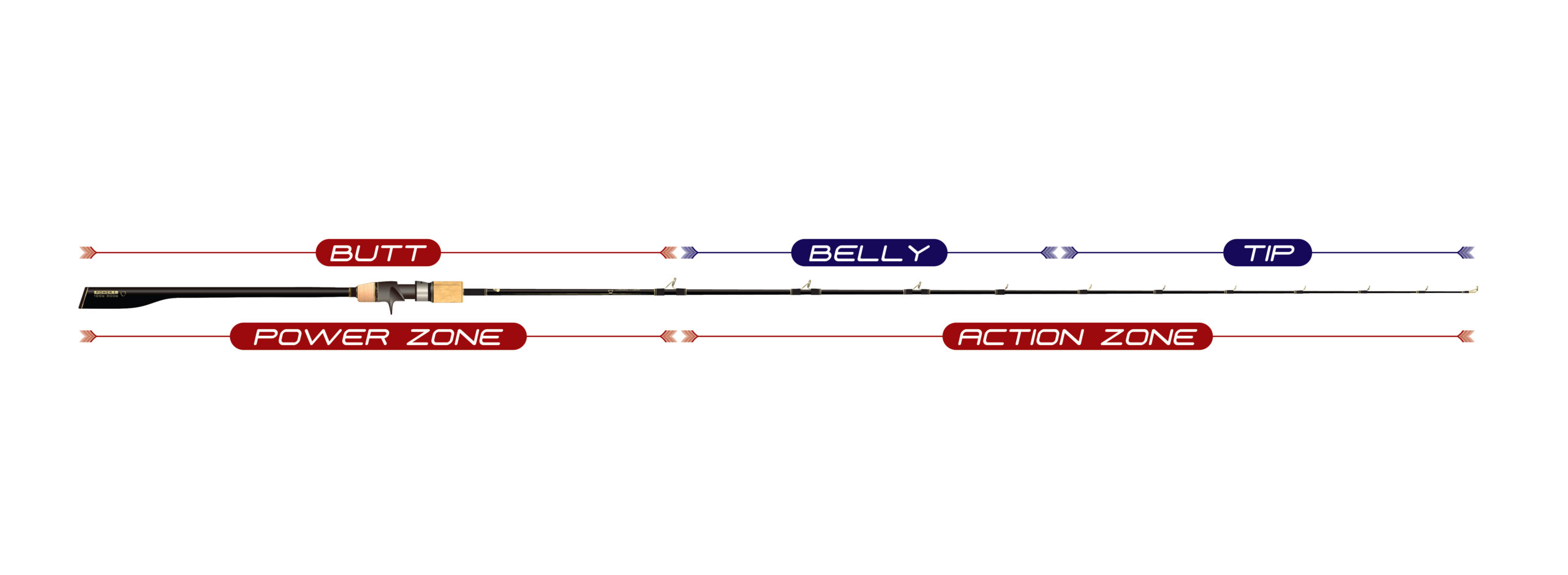 A pair of skis with the word belly and action written on them.